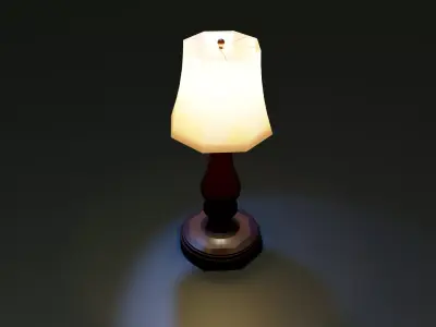 Antique Style Lamp 3D model
