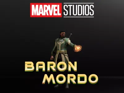 Baron Mordo Low-poly 3D model