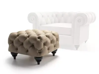 Alfred Ottomans 3D model