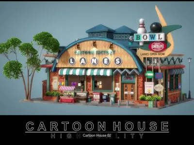 Cartoon House Pack 01