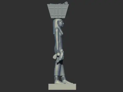 Ancient Egyptian Estate Figure sculpture 3d printable model 3D print model