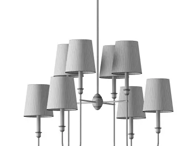 Vendome 8 Light Chandelier 3D model