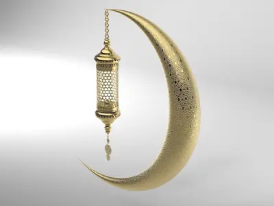 Ramadan Month Lantern 3D model
