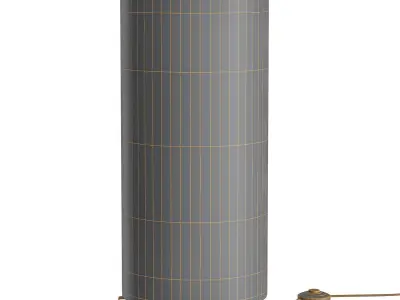 EXCLUSIVE FABRIC FLOOR LAMP STRIP 3D model