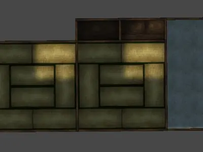 Japan of the room Low-poly 3D model