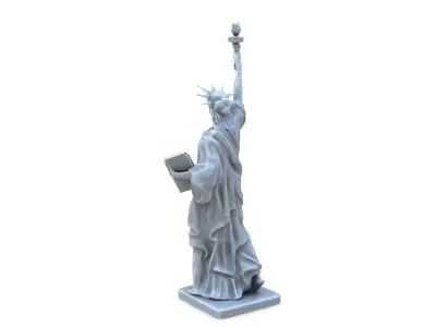  Statue of Liberty Low-poly 3D model