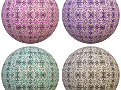 tile patterned 135-seamless-4k-pbr  Texture