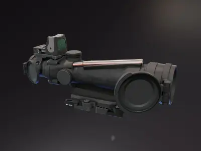 Trijicon TA11SDO Low-poly 3D model