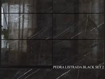 Decovita Pedra Listrada Black 600x1200 Set 2 3D model