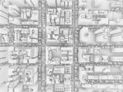 3D Print-Ready NYC Upper West Side Model 3D print model