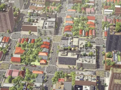 Realistic Unity City 2 Low-poly 3D model