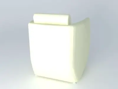 Armchair light green  Free 3D model