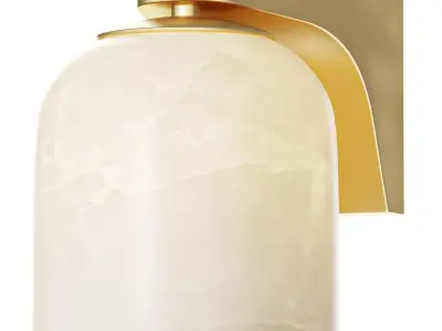 Amanda Bath Sconce Striated 3D model