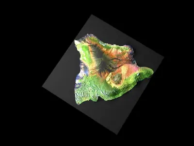 Hawaii Island 3D model