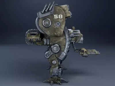 Etasphera58 Low-poly 3D model