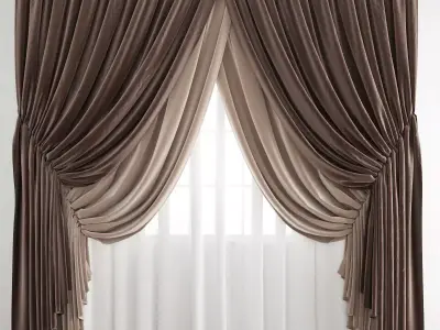 curtain 454 3D model