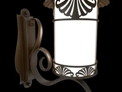 illuminator ornate wall lamp Free 3D model