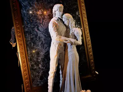 Renoir and Aline - Curator and Paintress - Expedition 33 3D print model