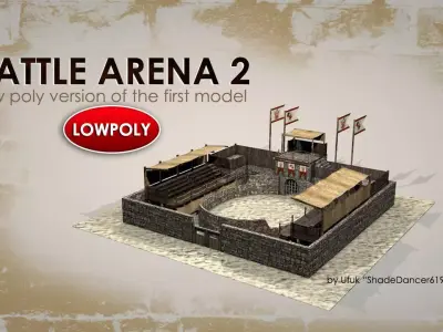 Battle Arena v2 Low-poly 3D model