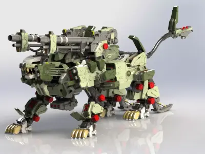 Liger Zero Panzer 3D model