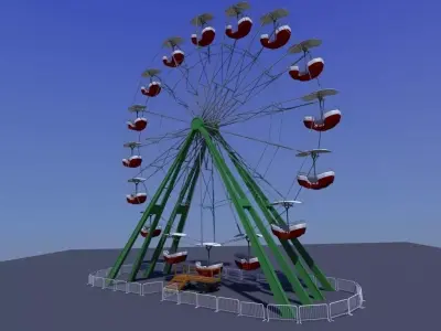 Ferris Wheel 3D model