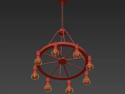 Duleek Chandelier 3D model