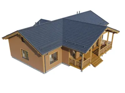 AAlpine house Kusa 3D model