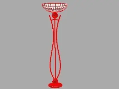 Floor lamp with two sphere Free 3D model