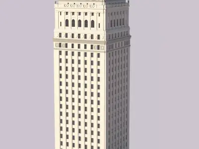 Thurgood Marshall Courthouse 3D print model