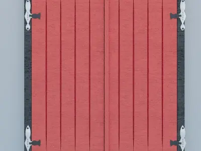 Old Wood Window  Free 3D model