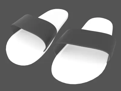 Flip Flops v5 010 Low-poly 3D model