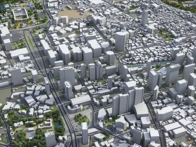 Seoul - Incheon - Airport 3D Model Pack