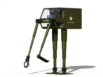 Pedipulator concept 1962 3D model