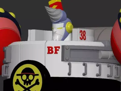 General Franky o Franky Shogun 3D print model