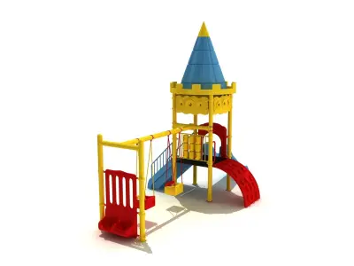  Polythene Kid Playpen 052 3D model