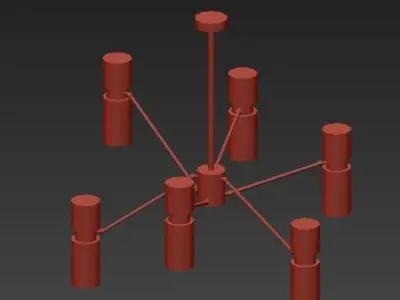 EDGAR chandelier 3D model purchase