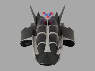 Panther Police Interceptor Speeder - Star Wars Low-poly 3D model