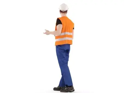 Scott posed 3 3D model