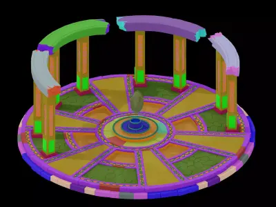 Moon City - Pool 12 3D model