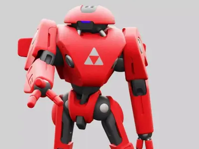 ANDROID IKAROUS  RIGGED 3D model