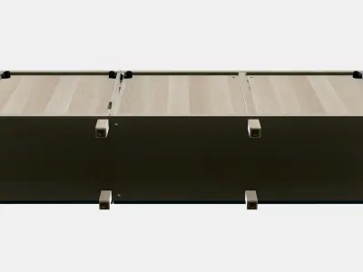 BESTA Storage combination with doors 63 Low-poly 3D model