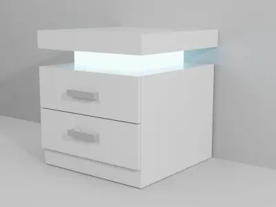Night Table Low-poly Low-poly 3D model