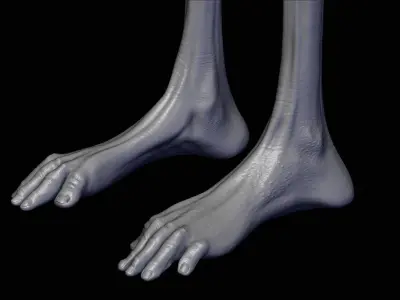 Realistic Alien 6 Sculpt 3D model