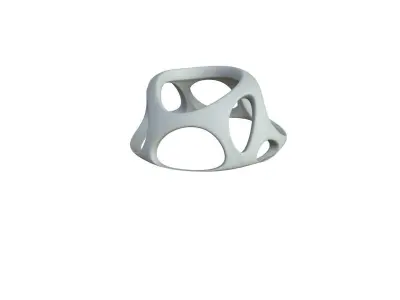 SciFi Cube Object No 56117 Low Poly Shape Low-poly 3D model