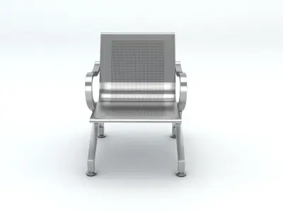 Waiting Chair Free 3D model