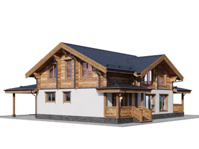 Eco wood v9 3D model