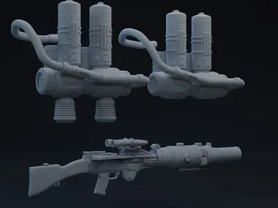 ANH Space Trooper One-Twelfth Scale Printable Kit 3D print model
