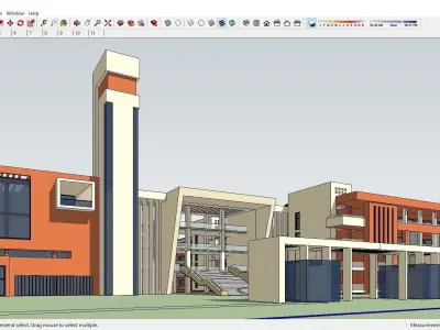 Sketchup School and University 139 3D model