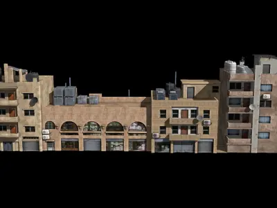 middle east buildings 2 3D model