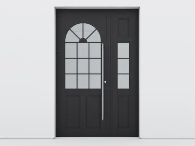 Aluminium door 320 3D model